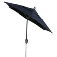 thumbnail image 6 of 9' Oct Home Patio Umbrella 8 Rib Crank Champagne Bronze with Black spun acrylic canopy, 6 of 9
