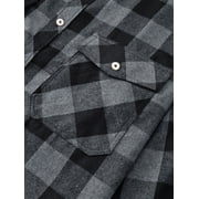 sogami Long Sleeve Plaid Buffalo Shirt for Men Button Down Male Regular Fit