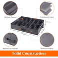 thumbnail image 5 of Lifewit Under Bed Shoe Storage Organizer Set of 4, Foldable Fabric Fits 48 Pairs of Shoes, Grey,PVC, Non-woven Fabric, 5 of 6
