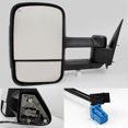 thumbnail image 2 of AKKON - For 03-07 Silverado Pickup Power Heated LED Smoke Turn Signal Passenger Right Extendable Tow Mirror, 2 of 7