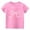 AB95 Pink, variant on Bainana Summer T Shirts For Girls Bowknot Print Short Sleeve Graphic Tees Comfortable Casual Teen Kids Outdoor Play Crew Neck Tshirts Size 1-14 Years