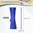 thumbnail image 2 of Uxcell Wire Twist Ties Reusable for Plastic Bags Treat Candy Bag Plants, Craft Projects Blue, 2 of 7