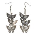 thumbnail image 1 of Silver-Tone Metal Dangle-Earrings With Crystal Accents #LQE2376, 1 of 2