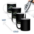 thumbnail image 4 of 3dRose, Vintage Black n Green Bath Sign, 11oz Magic Transforming Mug, 4 of 8