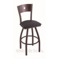 thumbnail image 7 of Holland Bar Stool Co Voltaire 30 in. Metal Swivel Bar Stool with Faux Leather Seat, 7 of 7