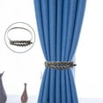 thumbnail image 1 of Attaches de Rideaux, Attaches de Rideaux pour Rideaux, Attaches de Rideaux en Alliage, Attaches de Rideaux Modernes pour Rideaux Fins Ou Épais pour Maison et Bureau 1 Pce, 1 of 5