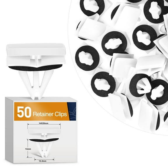 GOOACC 25Pcs Door Lock Rod Clip Tailgate Handle Rod Retainer Compatible with GM 16629990,16675980 Ford F85Z-1521952-BA Buick, Cadillac, Chevrolet, Oldsmobile, Pontiac & Trucks 1996 -