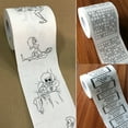 thumbnail image 2 of Roll Toilet Paper Cute Cartoon Pattern Print Bathroom Tissue for Home Office Hotel, 2 of 5