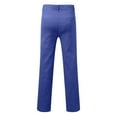 thumbnail image 4 of Fgnfyis Men's Spring and Summer Solid Color Twill Stretch Fashion Youth Street Slim Pencil Skinny Suit Pants Pants for Men Blue XXL, 4 of 4
