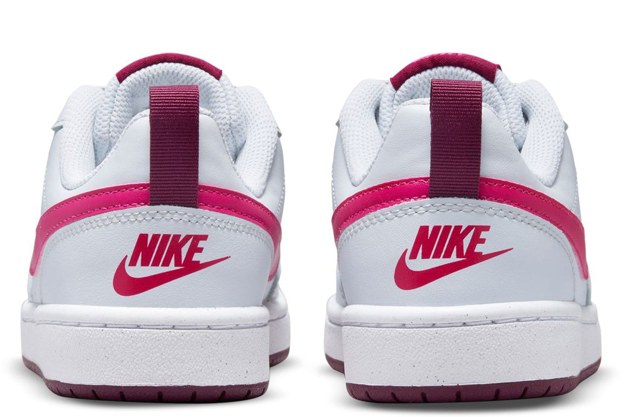 Nike Court Borough Low 2 Off Noir Pink Prime (GS)