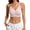 Pink-33, variant on Vdoaml Lace Trim Sports Bras for Women Spaghetti Strap V Neck Crop Tops Ladies Soft Stretchy Yoga Bra One Size Brick Red