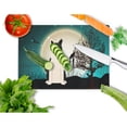thumbnail image 2 of Caroline's Treasures Halloween Scary Russo-European Laika Spitz Glass Cutting Board Large, 2 of 2
