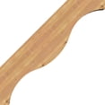 thumbnail image 3 of 5 1/2"W x 32"D x 32"H Funston Smooth Knee Brace, Western Red Cedar, 3 of 4