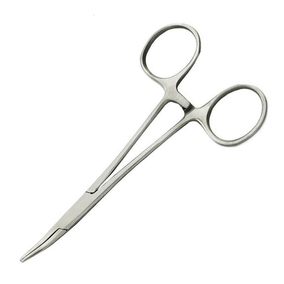 Piercing Pliers Locking Forceps Curved Jaw Design For Precisions Wire Handling And Tackle Projects
