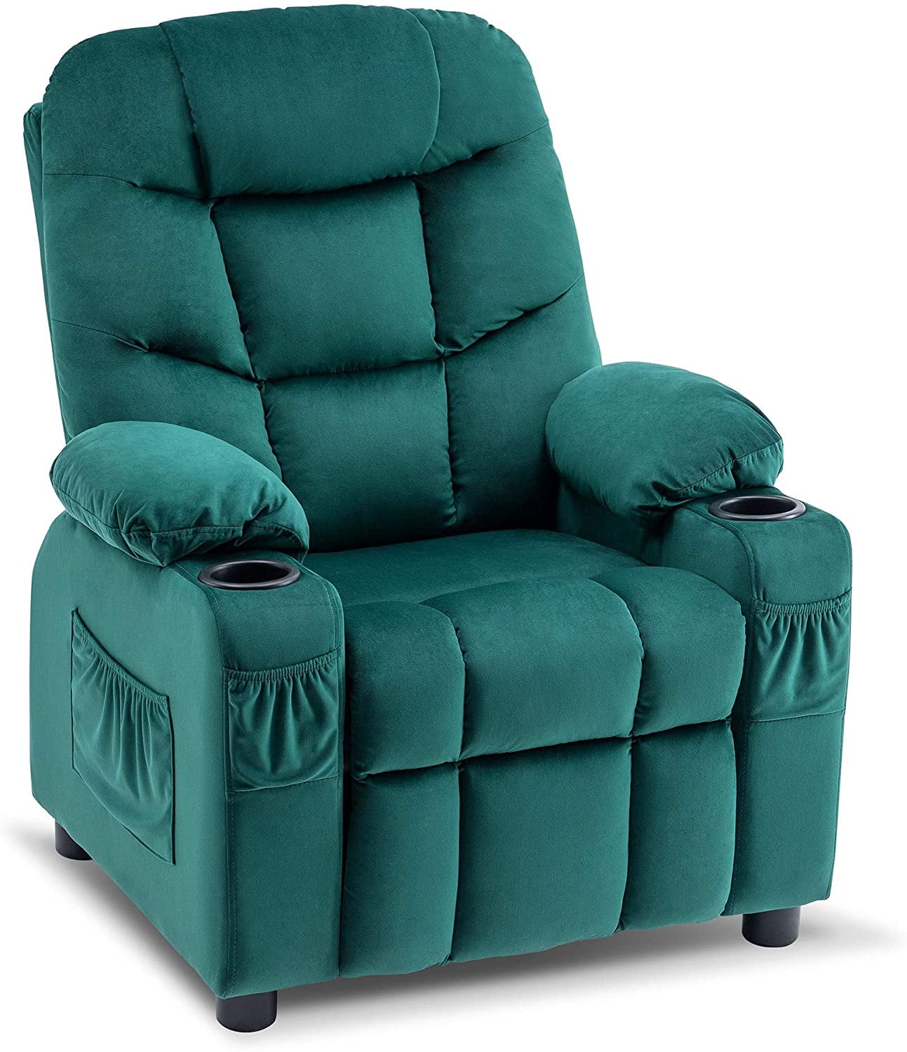 Big Kids Recliner Chair with Cup Holders for Boys