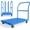 Blue, variant on Wisykoke 2-in-1 Drywall Dolly Cart 2000LBS Capacity Panel Cart Dolly, 41x24 Inch Platform Truck with 1 Front and 4 Side Handrials, 5" Swivel Brake for Warehouse Garage Moving
