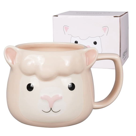 Taza de café de cerámica ToCooto Llama, 414 ml