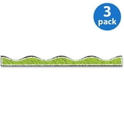(3 pack) (3 Pack) Ashley, ASH10208, Magnetic Decortative Borders, 1 Pack, Lime Green