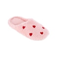 thumbnail image 2 of CTM  Love Heart Print Slippers (Women), 2 of 6