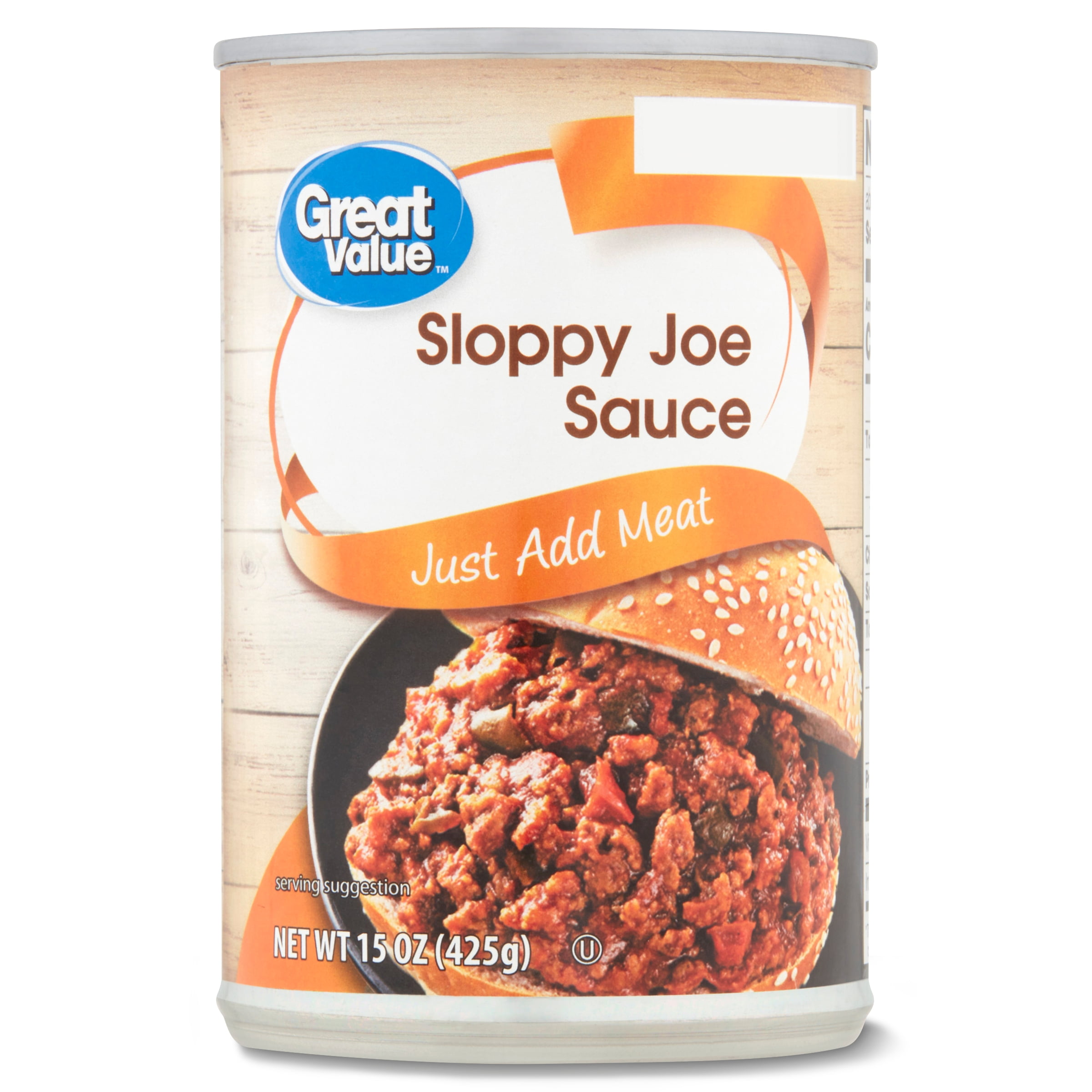 Great Value Sloppy Joe Sauce, 15 oz - Walmart.com