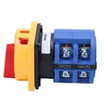 thumbnail image 1 of Cam Selector Switch, 63A Load Changeover Switch Flame Retardant PC  Conductivity AC 240V 440V With Screws For Power Application, 1 of 8