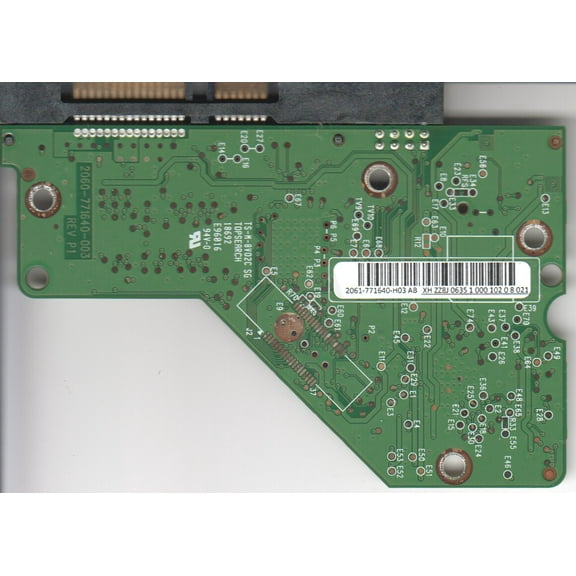 WD1002FAEX-00Z3A0, 2061-771640-H03 AB, WD SATA 3.5 PCB