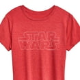 thumbnail image 3 of Star Wars - Logo Outline - Women's Short Sleeve Classic Fit Tee, 3 of 5