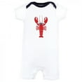 thumbnail image 5 of Hudson Baby Infant Boy Cotton Rompers, Butter Me Up Lobster, 3-6 Months, 5 of 5