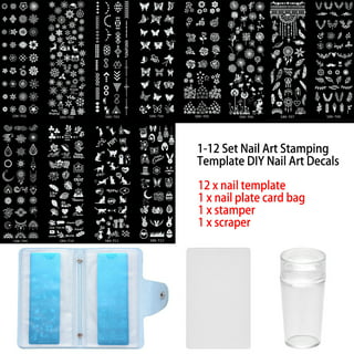 ZZ MARCAS Stamping plate  Nail art stamping plates, Nail stamping