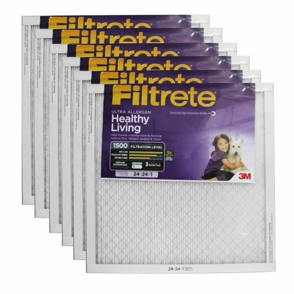 Filter Ac Ultra 24x24x1inch 6 Pack
