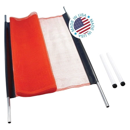 SwiftStyle Non-Retractable Driveway Safety Net Orange 18'