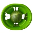 thumbnail image 2 of GoodCook Stainless Steel Fruit and Veggie Divider with 4 Lengthwise Cuts, Green, 2 of 10
