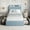 blue, variant on Shininglove Full Size Upholstered Platform Bed Frame with Storage Queen Size Bookcase Headboard & 2 Drawers