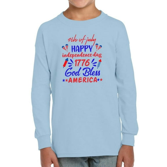 4Th Of July Happy Long Sleeve Toddler -Image by Shutterstock, 5 Toddler