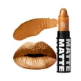 thumbnail image 1 of Ruby Kisses Lápiz labial Acabado mate Larga duración Altamente pigmentado Suave Aplicar total Maquillaje de color de labios (Oro), 1 of 4