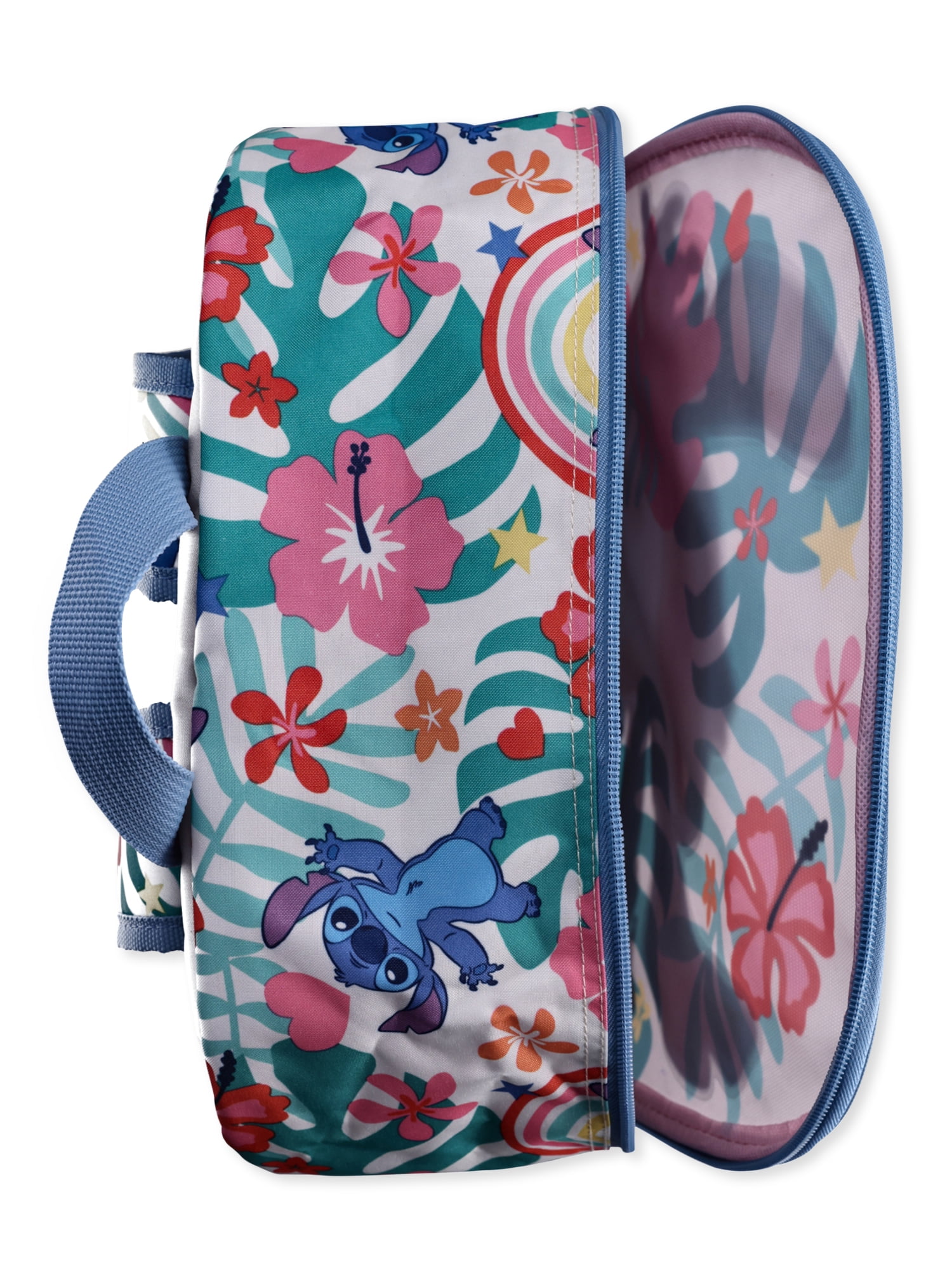 Lilo & Stitch Kids Smile 17" Laptop Backpack 2-Piece Set with Lunch Bag, Multi-Color