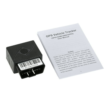 OBD GPS Tracker Car Mini GSM OBDII Vehicle Tracking Device System Plug and Play with Software & (Best Mbta Tracker App)