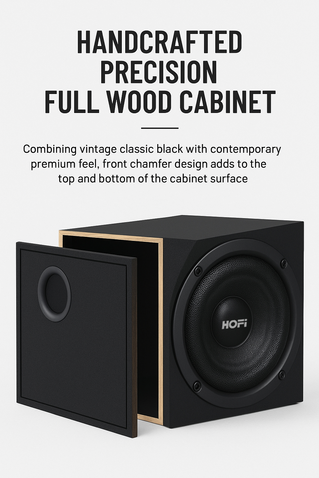 HOFI 2.1 Bluetooth Speaker System with USB, AUX, Bluetooth 2.1 Channel Speakers Single Piece