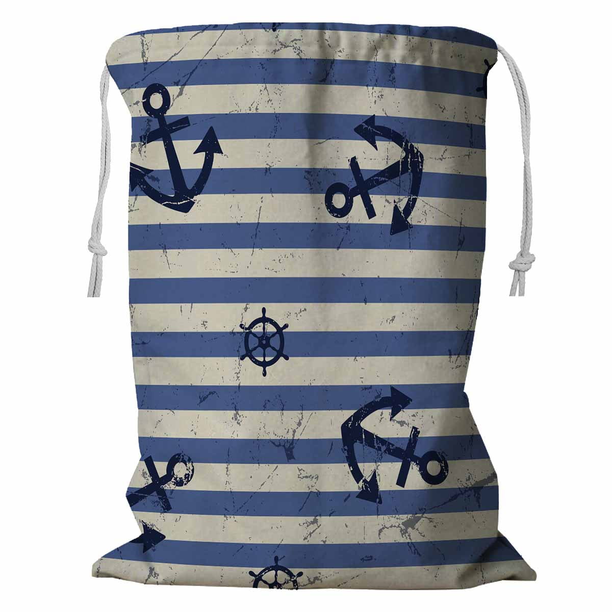 PKQWTM anchor steering wheel Storage Basket Laundry Bag ...