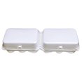 thumbnail image 1 of White Split 6-Egg Blank Styrofoam Carton 50 12-egg/100 6-egg, 1 of 4