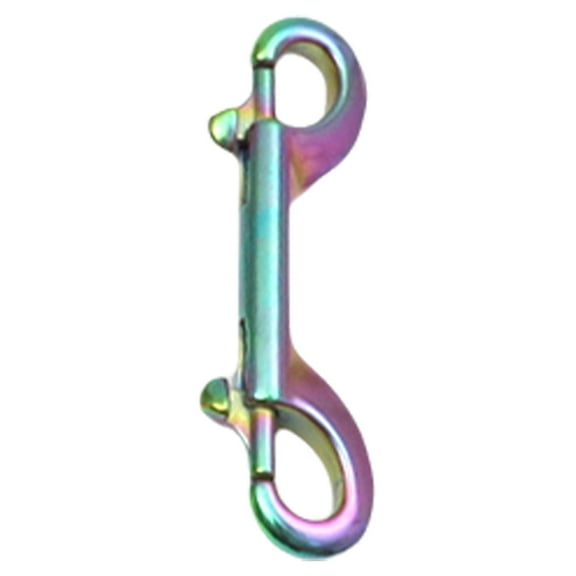 hengtong Double Ended Bolt Snap Clip for Water Bucket Equine Linking Dog Leash Collar 90 mm Colorful