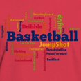 thumbnail image 3 of CafePress - Basketball Word Cloud T Shirt - Women's Traditional Fit Dark T-Shirt, 3 of 4