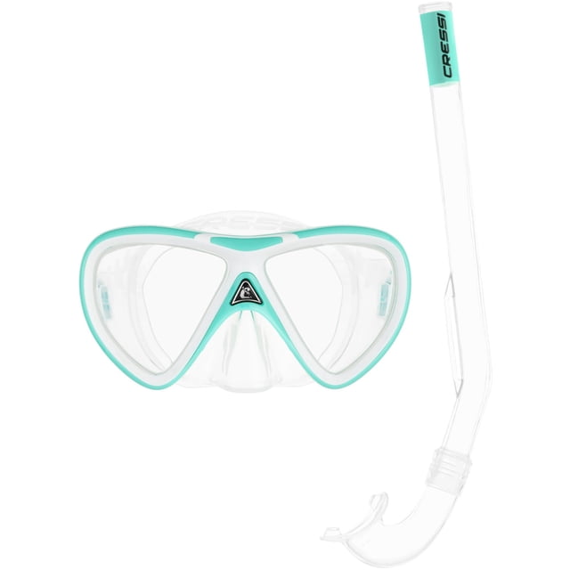 Kit de snorkel Cressi Mini Peg & Island para niños de 2 a 5 años