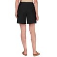 thumbnail image 2 of Karen Scott Knit Drawstring Shorts Deep Black XS, 2 of 2