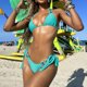 thumbnail image 1 of TaTaai Patchwork Strap Bikini for Women, Crystal Embellished Swimsuit Set, Elegant Two Piece Beach Vacation Wear with Glittering Details, Solid Color Style Gift, 1 of 8