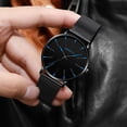thumbnail image 3 of Reloj de Cuarzo para Hombre Reloj de Hombre con Aguja de Malla de aleación y Escala Colorida BRILLAR  Rojo Verde, 3 of 5