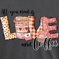 thumbnail image 3 of CafePress - All You Need Is Love And Coffee T Shirt - Mens Comfort Colors Shirt, 3 of 5