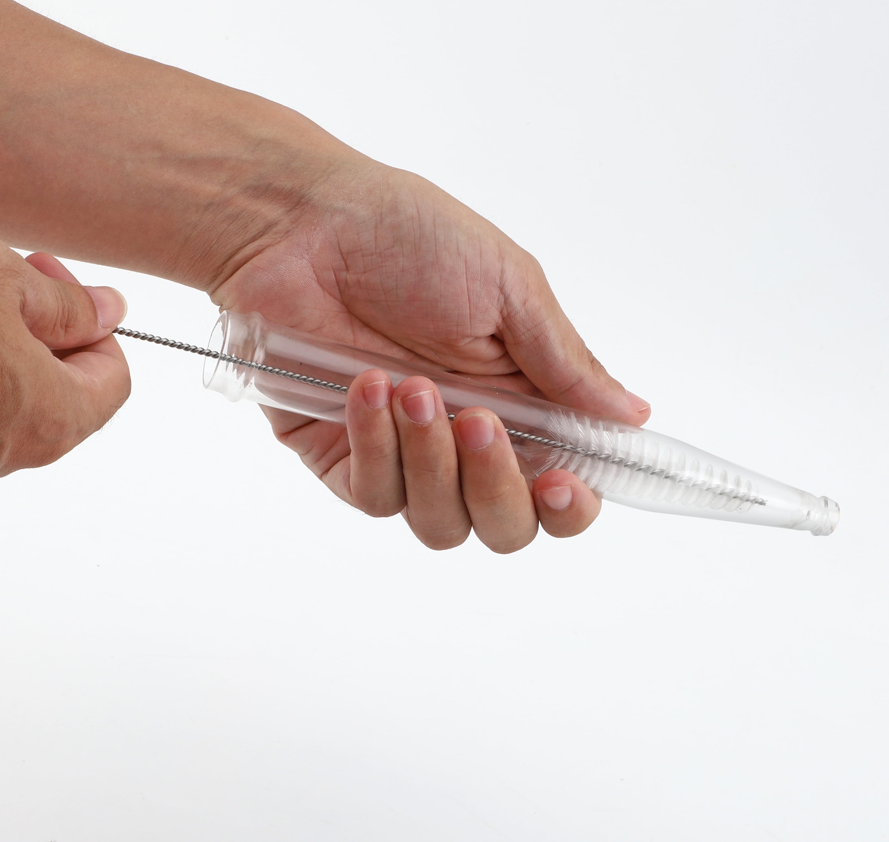 Cook with Color Multipurpose Stainless Steel Baster & Silicone Brush, 3/8 Cup, Cream