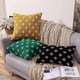 thumbnail image 4 of A set of 2 decorative pillowcases, diamond jacquard pillowcases, sofa soft rectangular cushion covers, bedroom and living room, 12x20 inches, black, 4 of 4