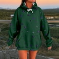 thumbnail image 2 of Weikingp Women's Fashion Hoodies & Sweatshirts Light Weight Hoodies for Women Graphic Hoodies Tan Hoodie Women Sweatshirts for Women Trendy Green XL, 2 of 5